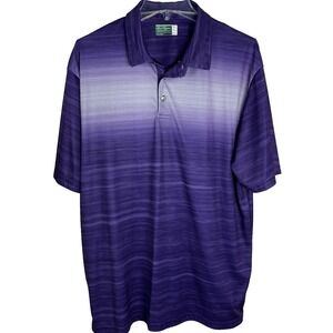 Ben Hogan Mens Performance Shirt Size XL Golf Polo Purple Athletic Wear A49